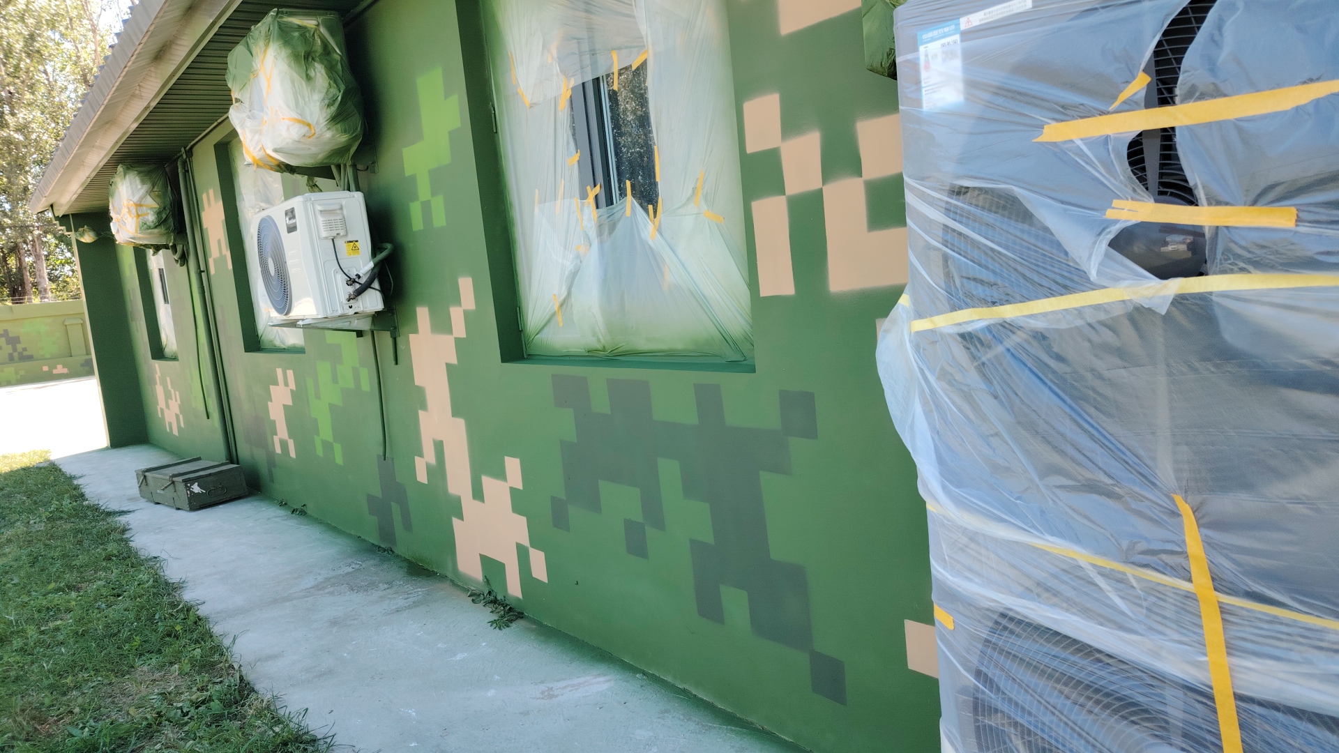 舟山外墙迷彩漆施工多少钱 伪装迷彩漆